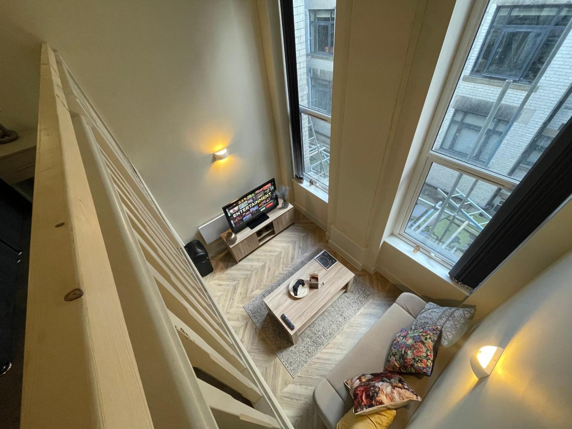 Central Station Luxury Mezzanine Apartment In Central Leeds מראה חיצוני תמונה