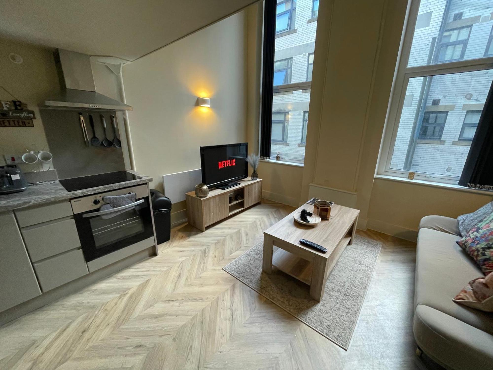 Central Station Luxury Mezzanine Apartment In Central Leeds מראה חיצוני תמונה